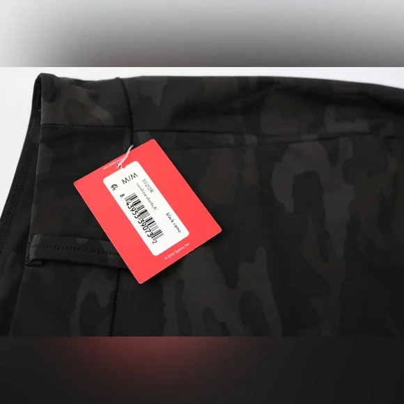 NWT- Spanx shorts in a black camo print. Size medium - Picture 4 of 5